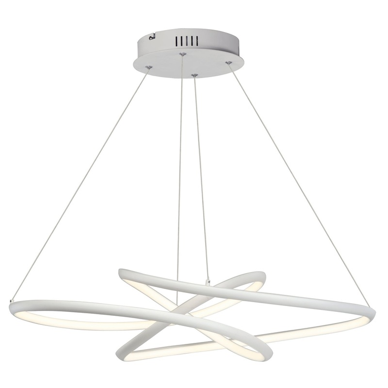 ET2 E30647-MW Twisted LED Pendant, Matte White