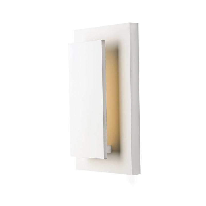 ET2 E41335-WT Alumilux Piso LED Wall Sconce, White