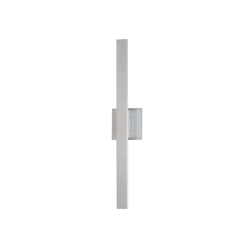 ET2 E41343-SA Alumilux Line LED Outdoor Wall Sconce, Satin Aluminum