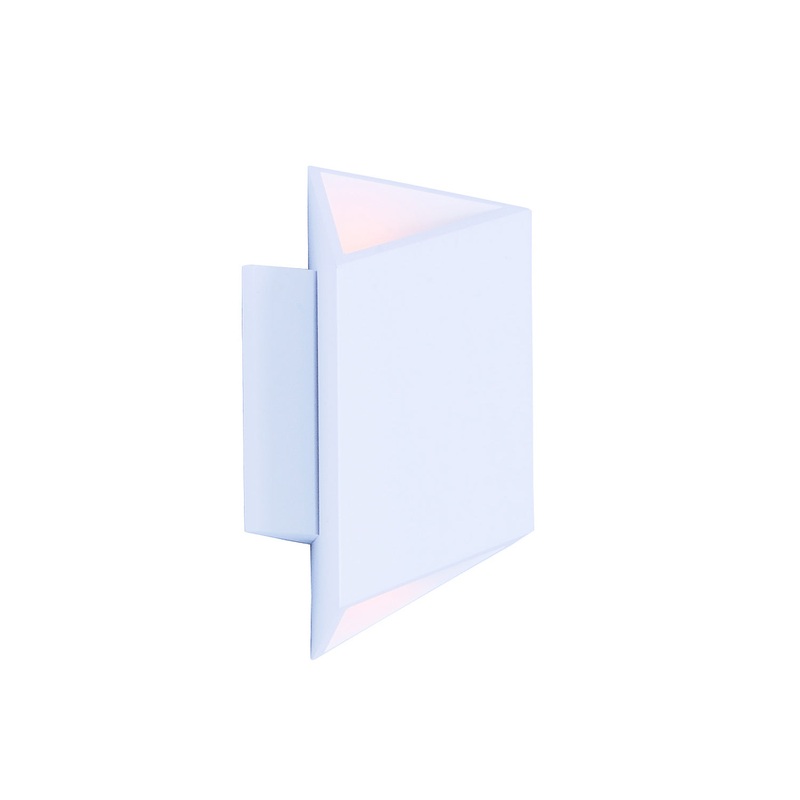 ET2 E41373-WT Alumilux Facet LED Outdoor Wall Sconce, White