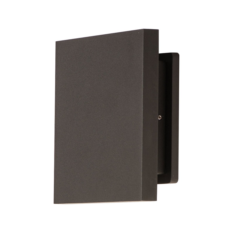 ET2 E41388-BK Alumilux Tau LED Outdoor Wall Sconce, Black