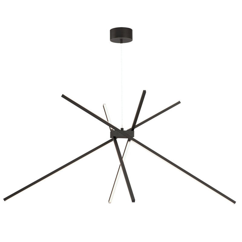 ET2 E41443-BK Alumilux Aster LED Pendant, Black