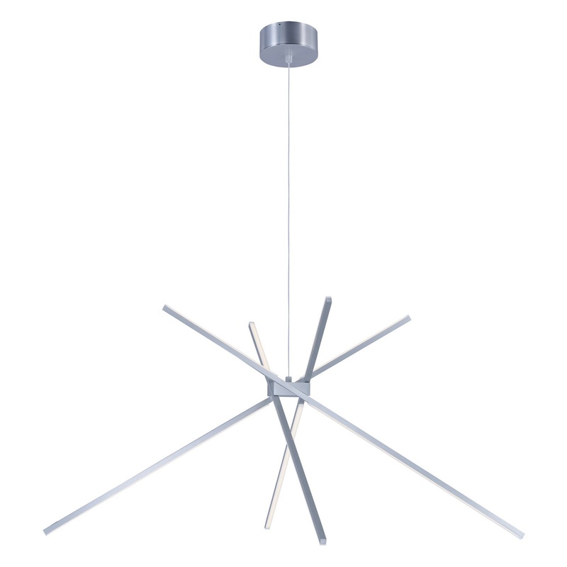 ET2 E41443-SA Alumilux Aster LED Pendant, Satin Aluminum