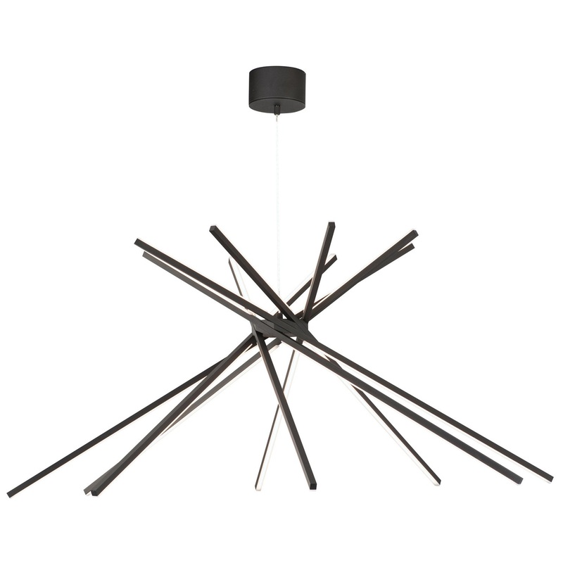 ET2 E41446-BK Alumilux Aster LED Pendant, Black