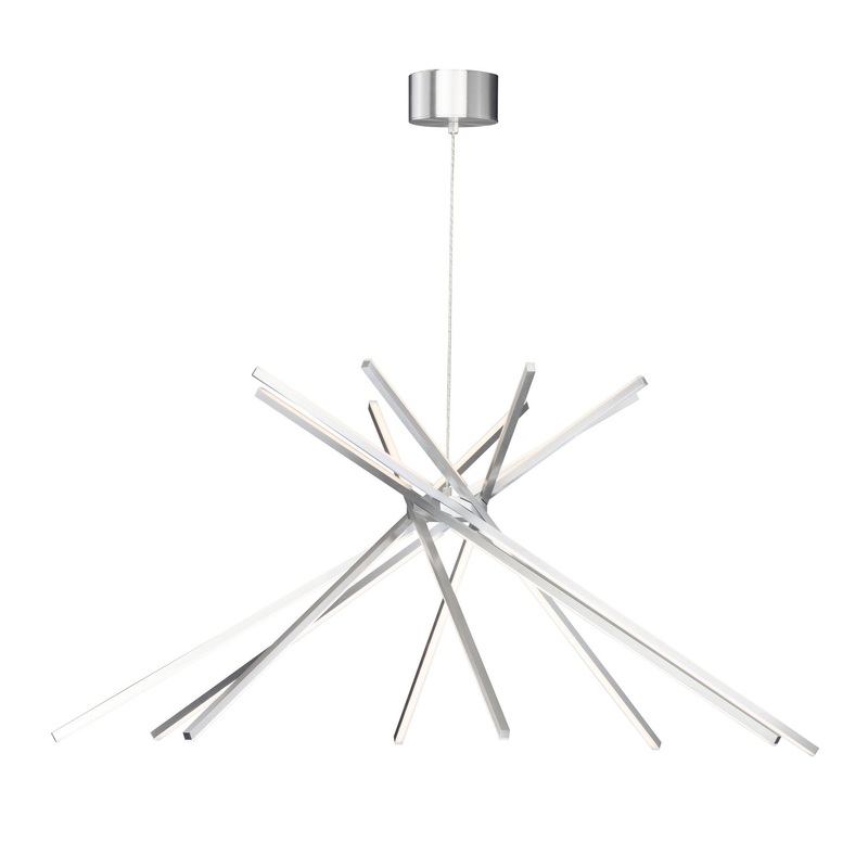 ET2 E41446-SA Alumilux Aster LED Pendant, Satin Aluminum