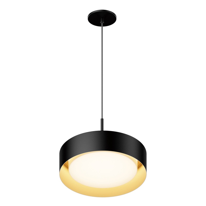 ET2 E51011-BKGLD Echo LED Pendant, Black / Gold