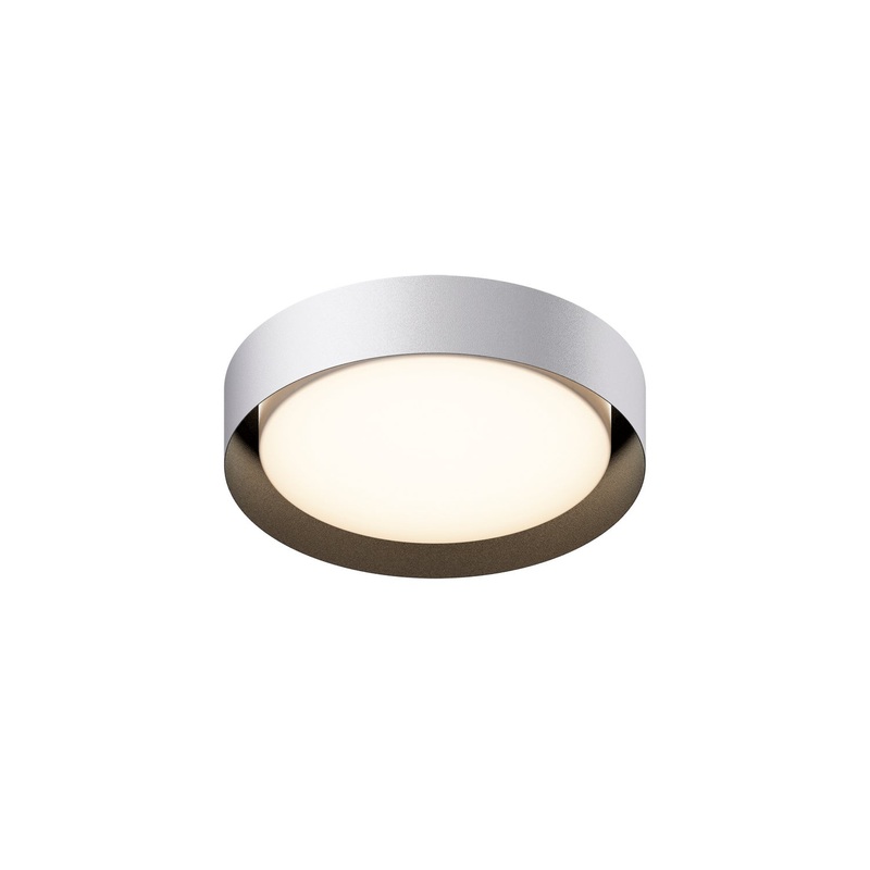 ET2 E51012-WTBK Echo LED Flush Mount, White / Black