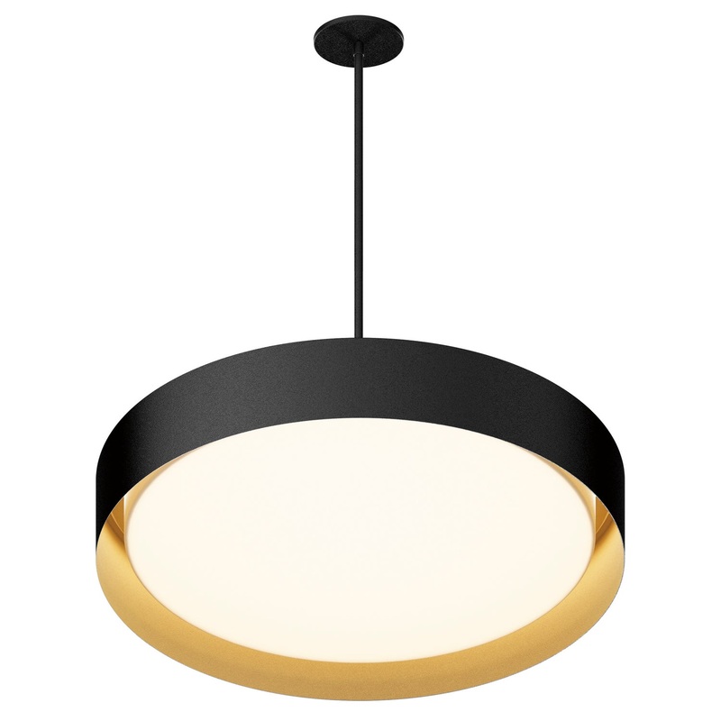ET2 E51015-BKGLD Echo LED Pendant, Black / Gold