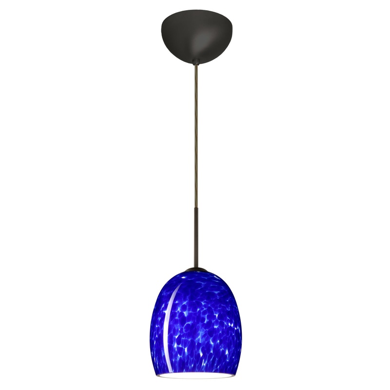 Besa 1JC-169786-LED-BR Lucia One Light Pendant Bronze