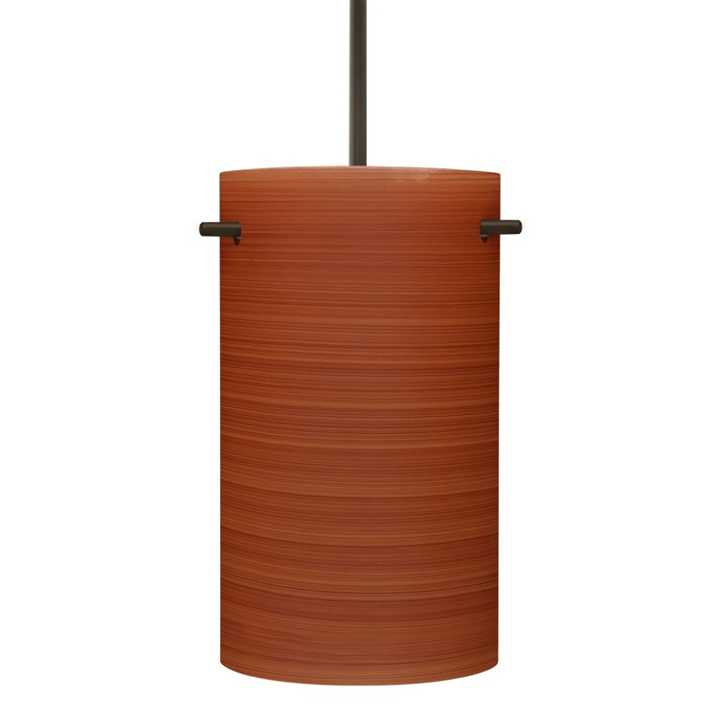 Besa 1JC-4005CH-LED-BR Besa Tamburo 5 Pendant LED Pendant Bronze