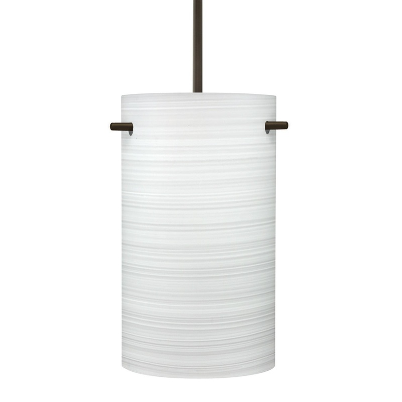 Besa 1JC-4005KR-LED-BR Besa Tamburo 5 Pendant LED Pendant Bronze