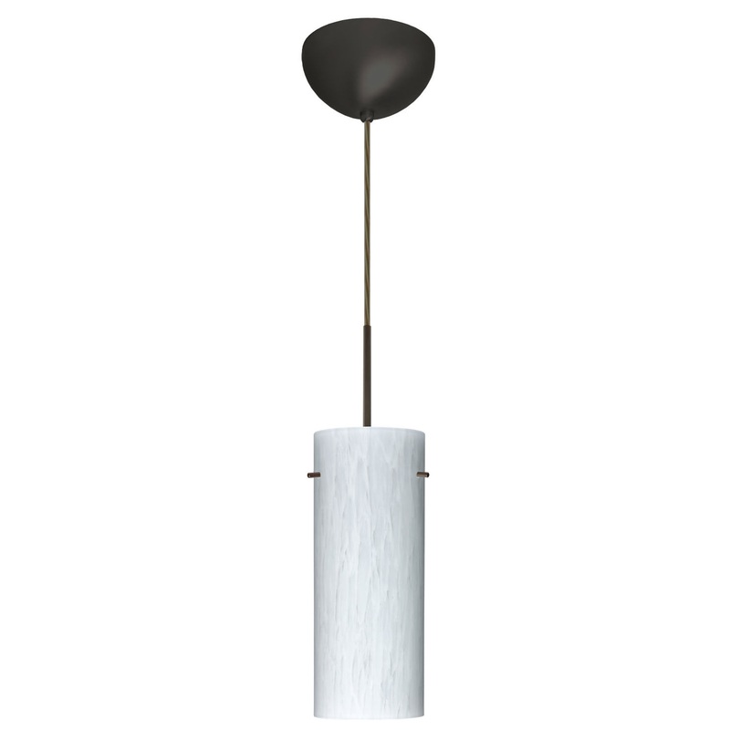 Besa 1JC-412319-BR Stilo One Light Pendant Bronze