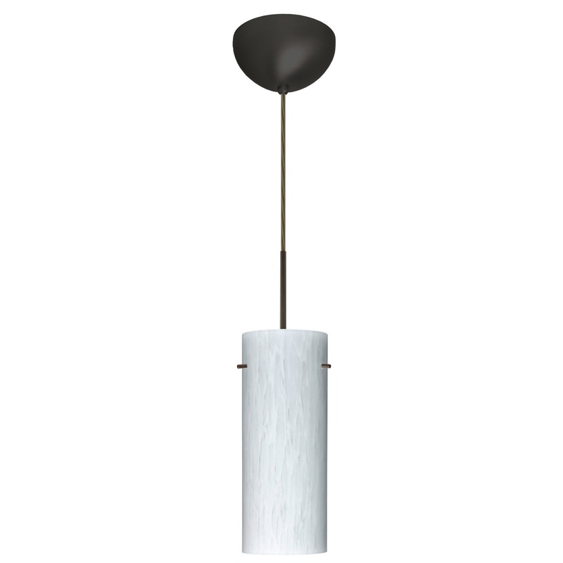 Besa 1JC-412319-LED-BR Stilo One Light Pendant Bronze