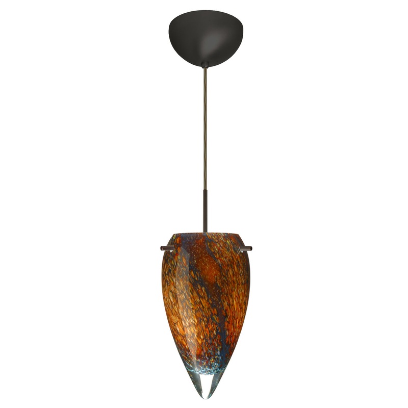 Besa 1JC-4125CE-LED-BR Juli One Light Pendant Bronze (Discontinued)