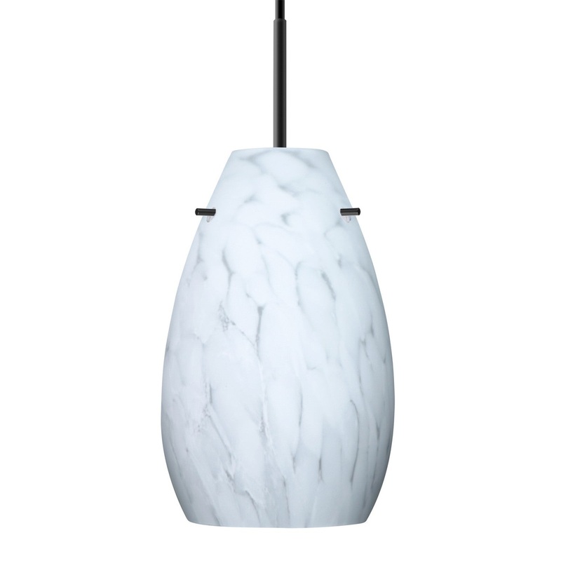 Besa 1JC-412619-LED-BK Besa Pera 9 Pendant LED Pendant Black