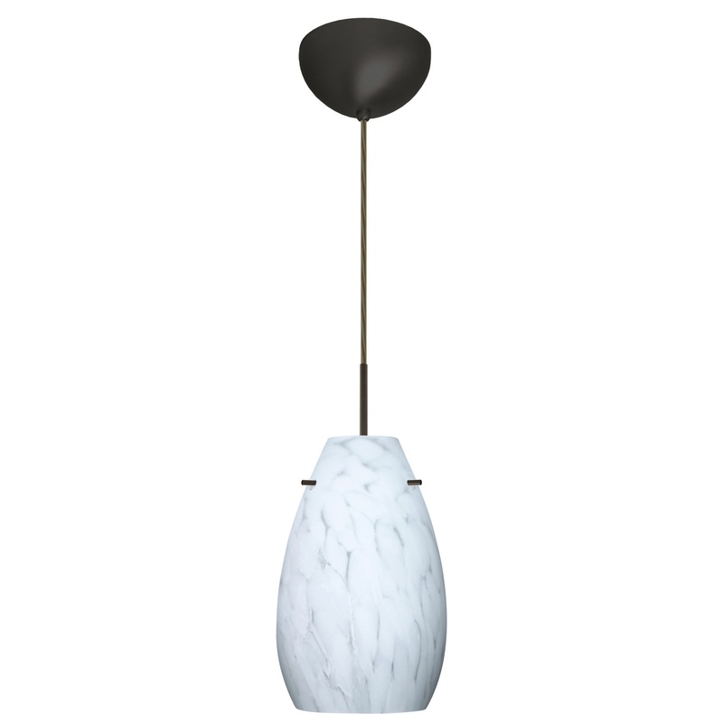 Besa 1JC-412619-LED-BR Pera One Light Pendant Bronze