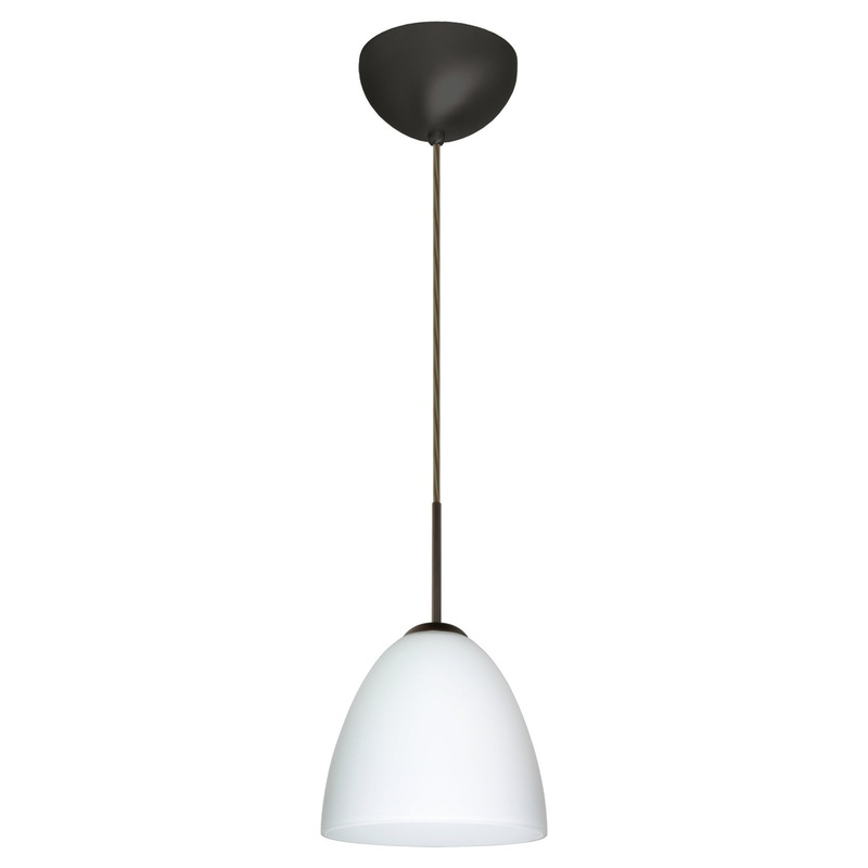 Besa 1JC-447007-LED-BR Vila One Light Pendant Bronze