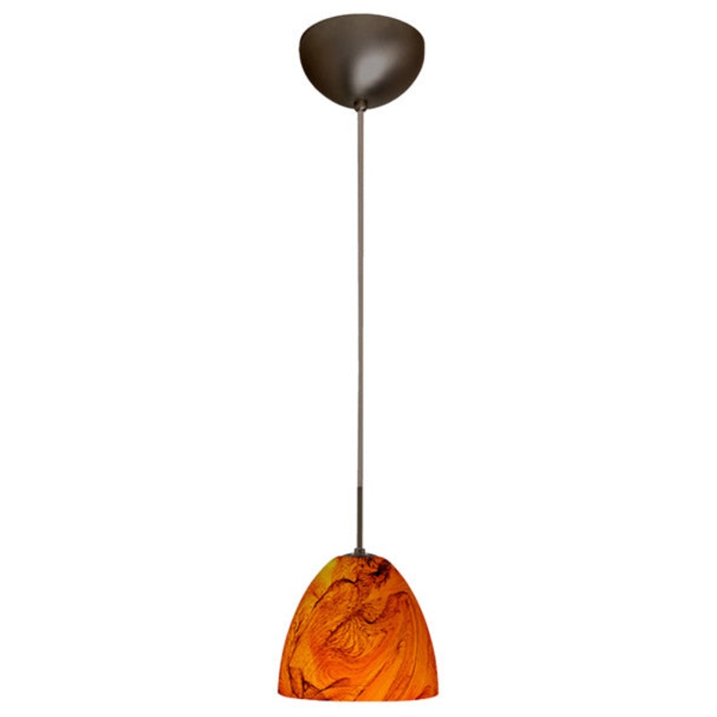 Besa 1JC-4470HB-BR Vila One Light Pendant Bronze