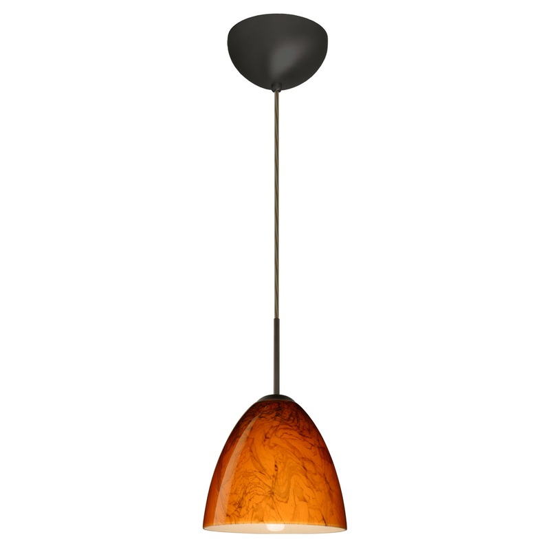 Besa 1JC-4470HB-LED-BR Vila One Light Pendant Bronze
