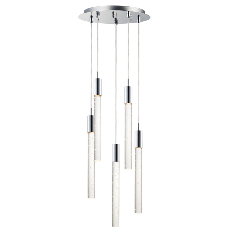 ET2 E22875-91PC Big Fizz LED Pendant, Polished Chrome