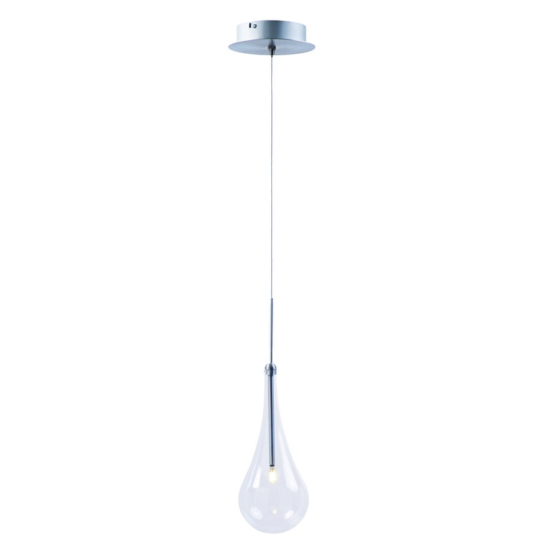 ET2 E23121-18PC Larmes LED LED Pendant, Polished Chrome