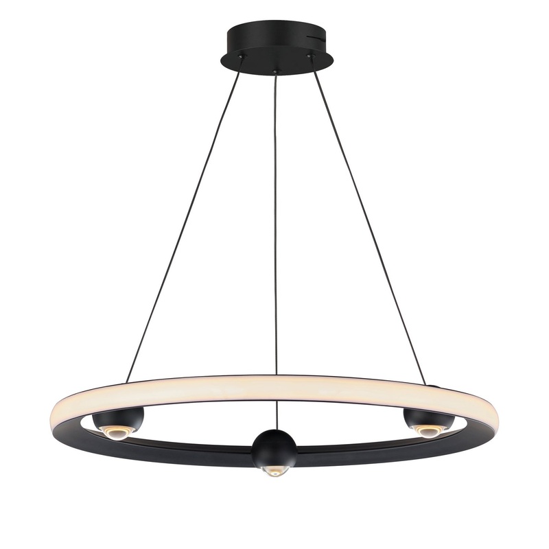 ET2 E23512-BK Nodes LED Pendant, Black