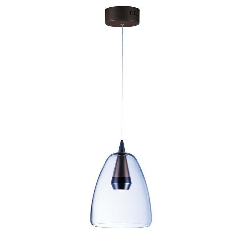 ET2 E24608-18BKCOF Sven LED Pendant, Black / Coffee