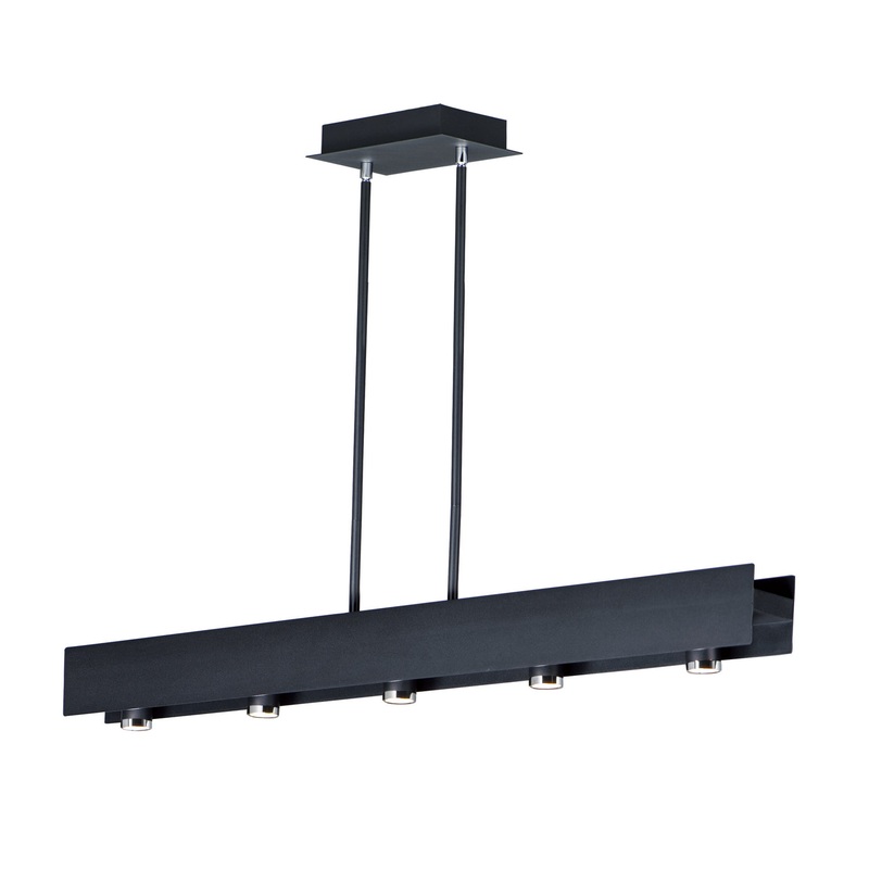 ET2 E24634-BKPC Beam LED LED Pendant, Black / Polished Chrome