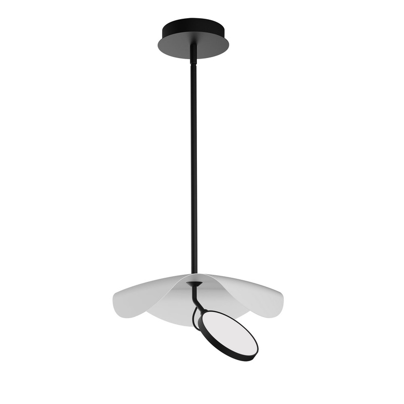 ET2 E24964-WTBK Carmen LED Pendant, Black