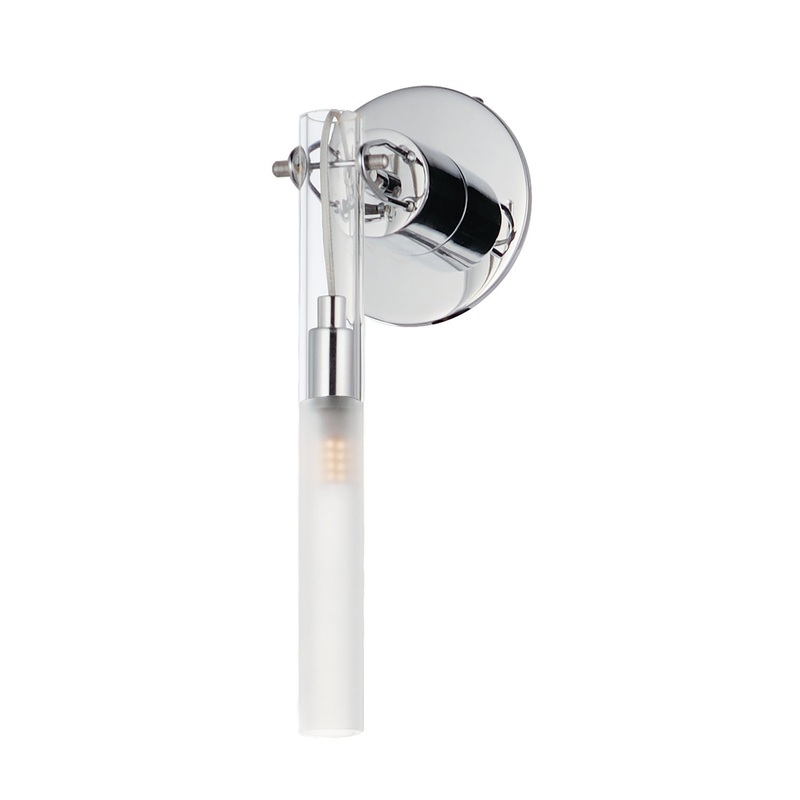 ET2 E31090-93PC Pipette LED Wall Sconce, Polished Chrome