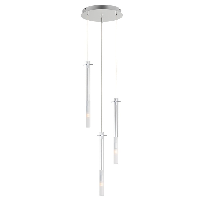 ET2 E31095-93PC Pipette LED Pendant, Polished Chrome