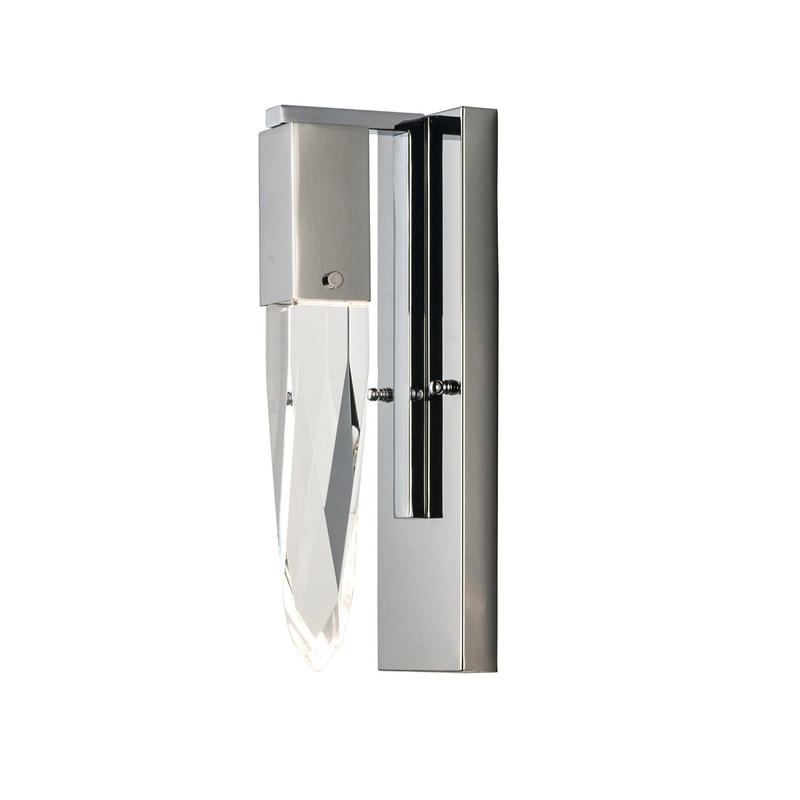 ET2 E31240-20PC Quartz LED Bath Vanity, Polished Chrome