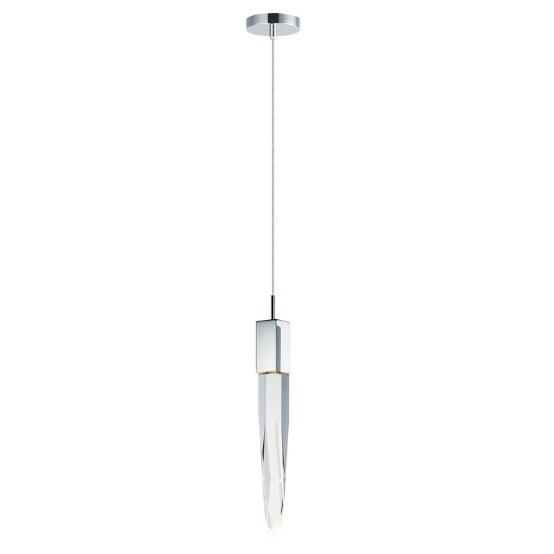 ET2 E31241-20PC Quartz LED Mini Pendant, Polished Chrome
