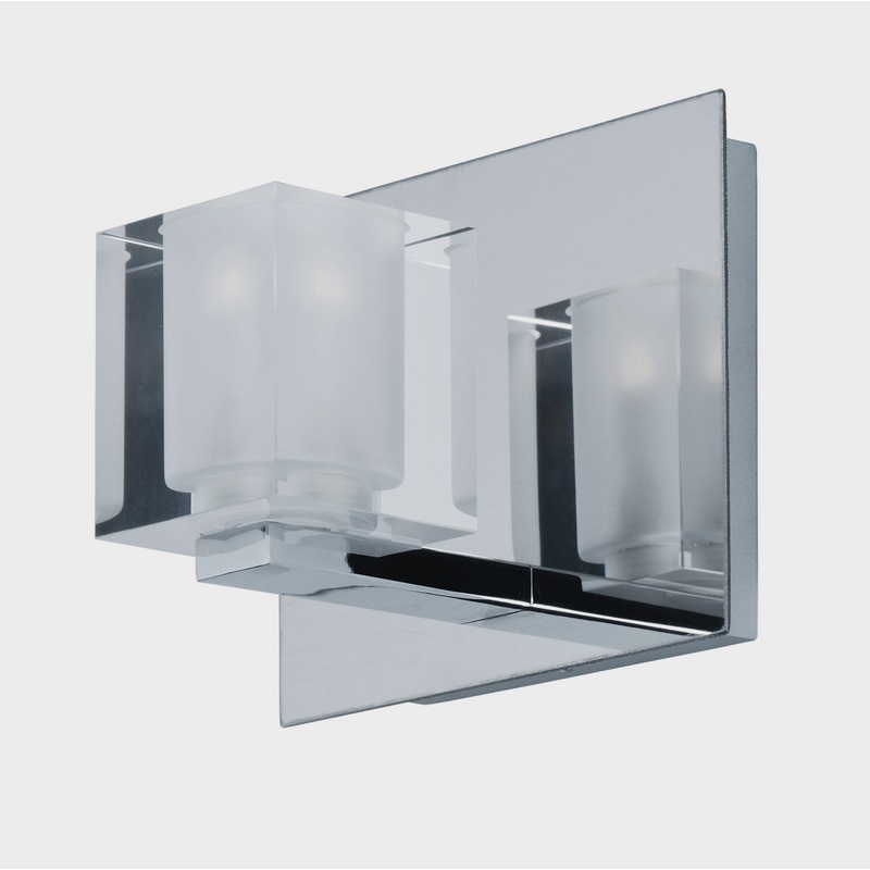 ET2 E32031-18PC Blocs LED LED Bath Vanity, Polished Chrome
