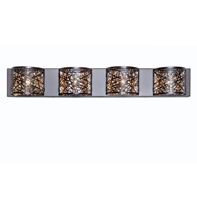 ET2 E21317-10BZ/BUL Inca LED Bath Vanity, Bronze