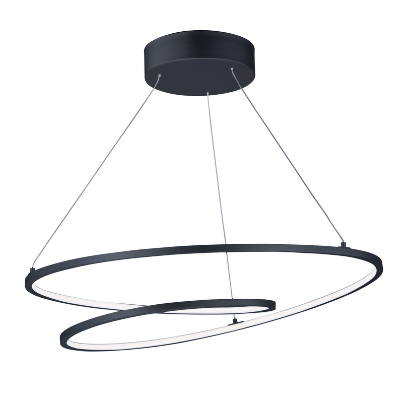 ET2 E21325-BK Cycle LED Pendant, Black