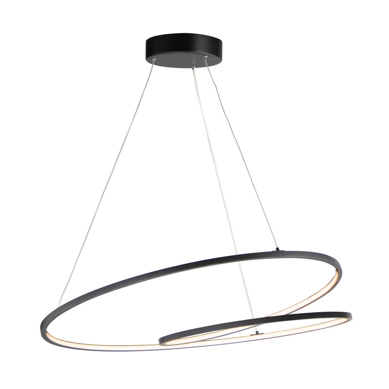ET2 E21327-BK Cycle LED Pendant, Black