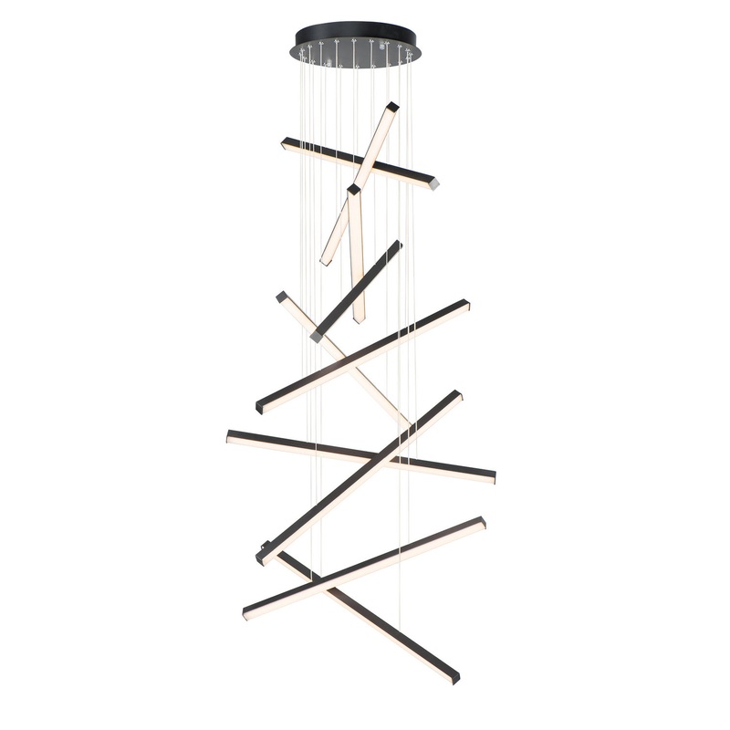 ET2 E21378-BK Hover LED Pendant, Black