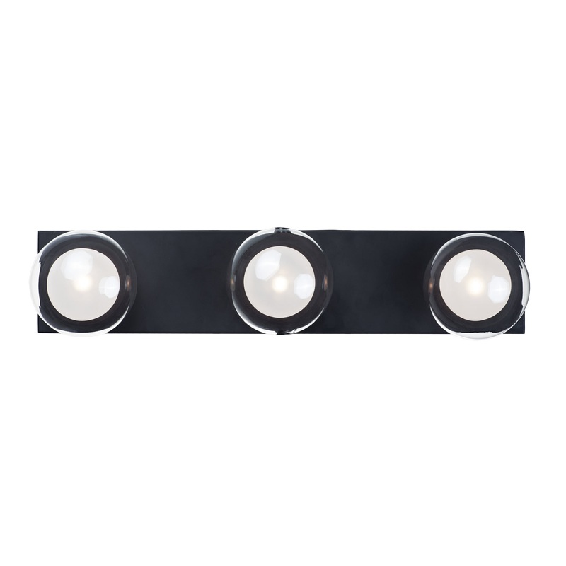 ET2 E21453-93BK Pod LED Bath Vanity, Black