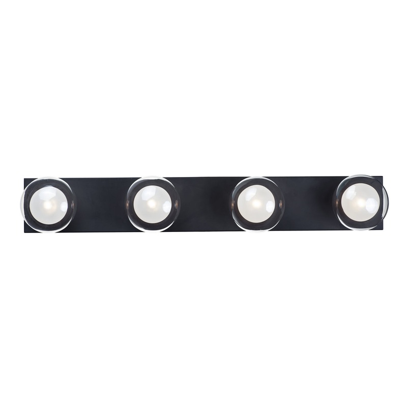 ET2 E21454-93BK Pod LED Bath Vanity, Black