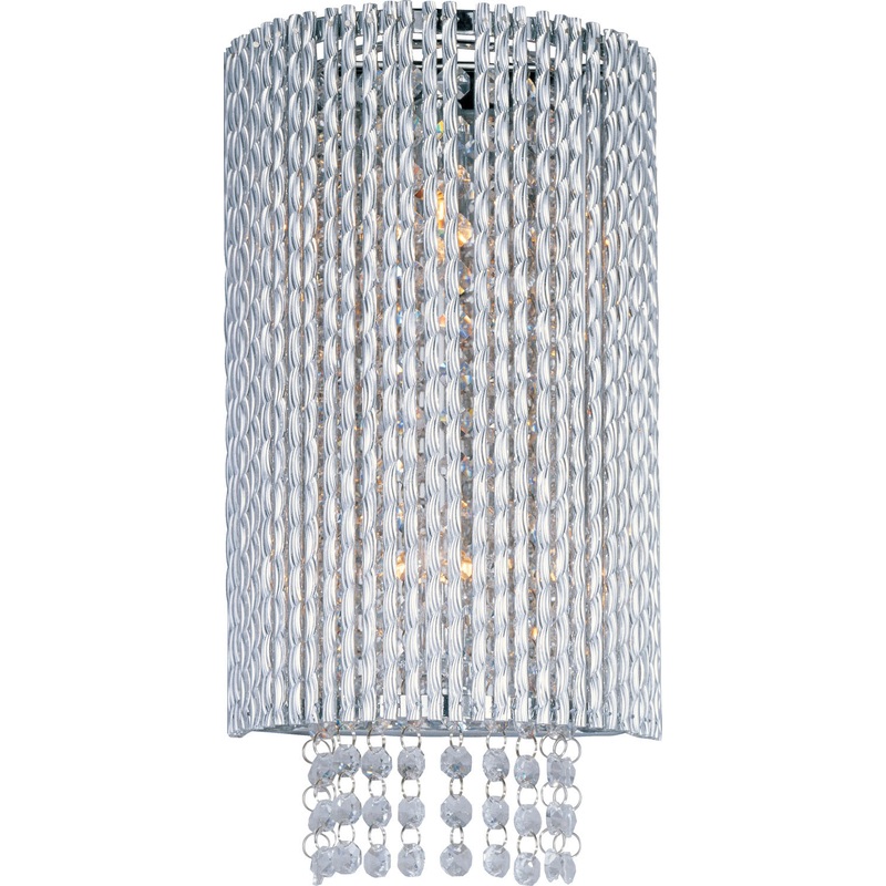 ET2 E23131-10PC Spiral Two Light Wall Mount, Polished Chrome