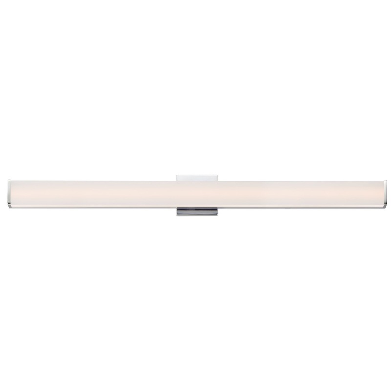 ET2 E23408-01PC Baritone LED Bath Vanity, Polished Chrome