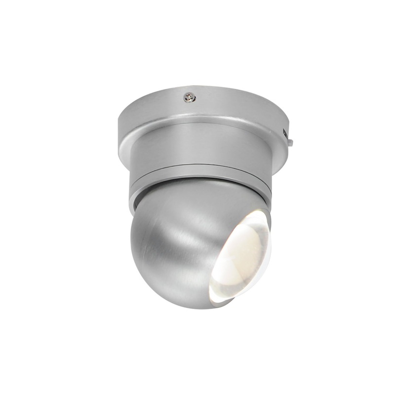 ET2 E23510-AL Nodes Adjustable LED Monopoint CCT Select, Brushed Aluminum