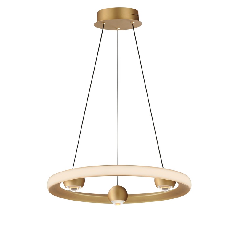 ET2 E23511-GLD Nodes LED Pendant, Gold