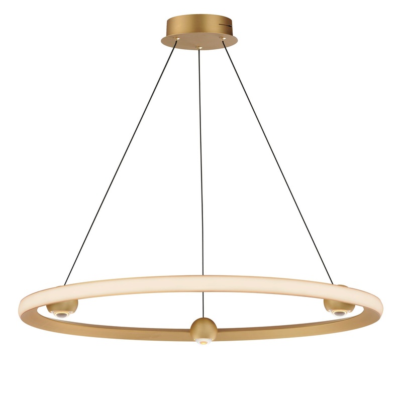 ET2 E23513-GLD Nodes LED Pendant, Gold
