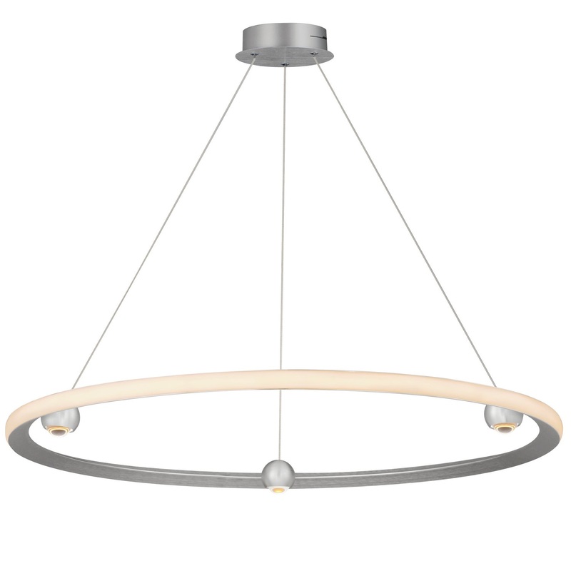 ET2 E23514-AL Nodes LED Pendant, Brushed Aluminum