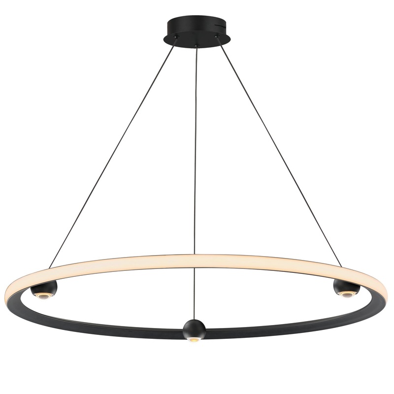 ET2 E23514-BK Nodes LED Pendant, Black