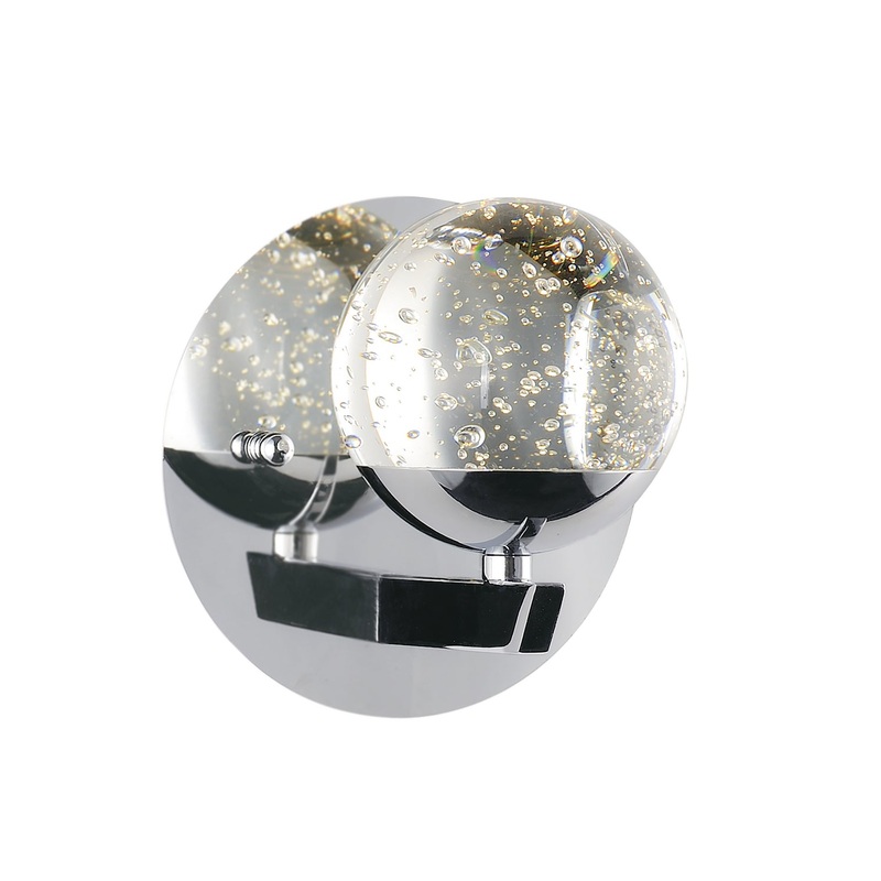 ET2 E24260-91PC Orb II LED Wall Sconce, Polished Chrome