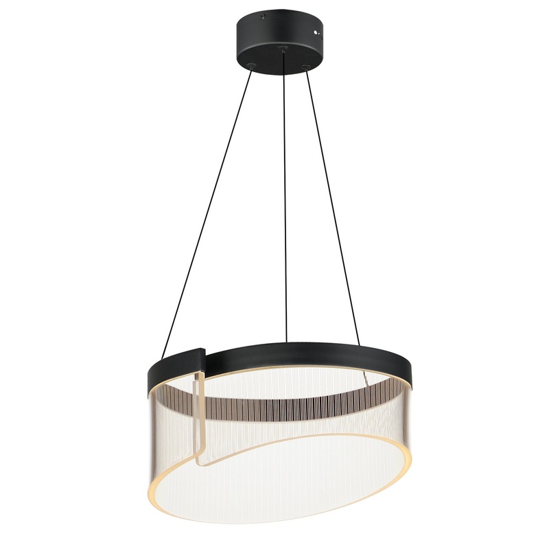ET2 E24771-133BK Sonata LED Pendant, Black
