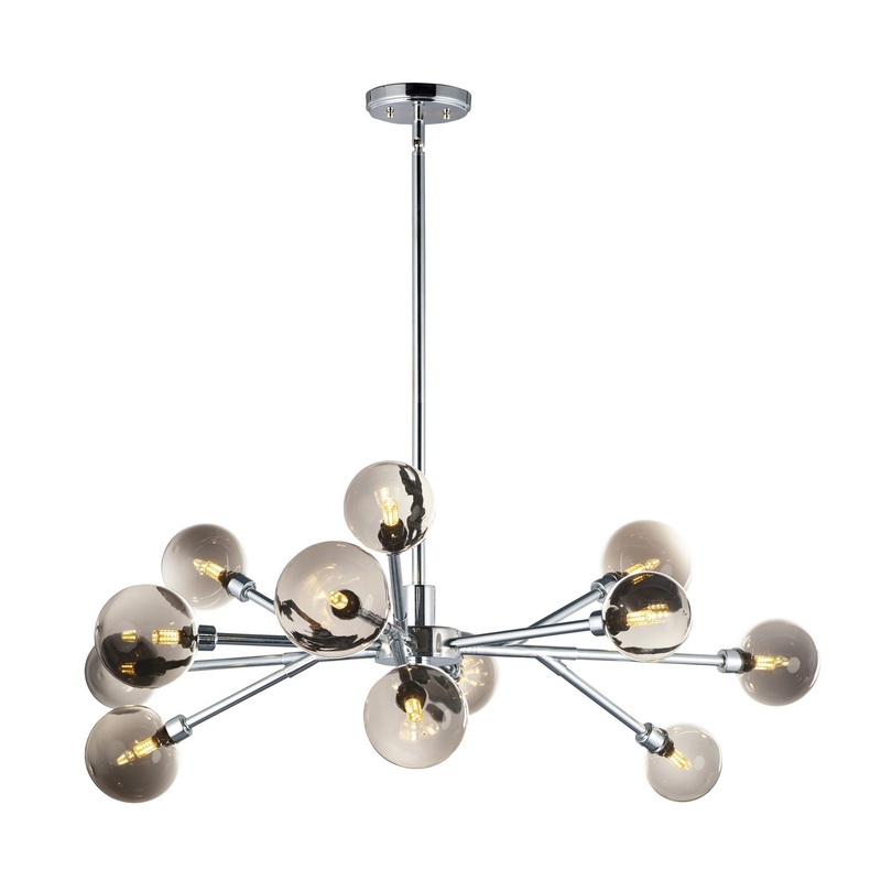 ET2 E24826-138PC Asteroid LED Pendant, Polished Chrome